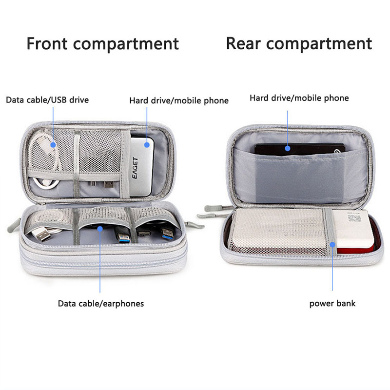 多色ポータブルトラベルデジタル収納バッグ - 充電器、USB - Cable Organizer Travel のレビューと価格