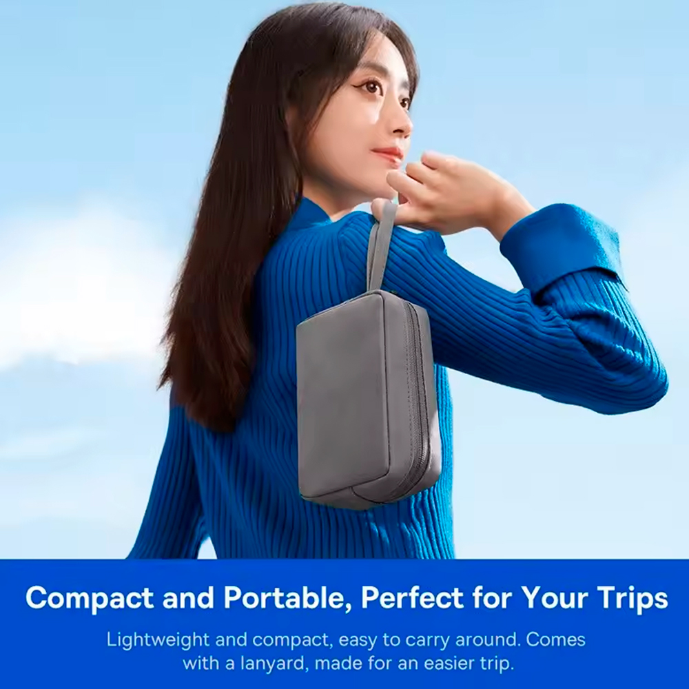 携帯電話防水バッグ旅行用充電器ケーブル収納ケース iPhon - Cable Organizer Travel のレビューと価格