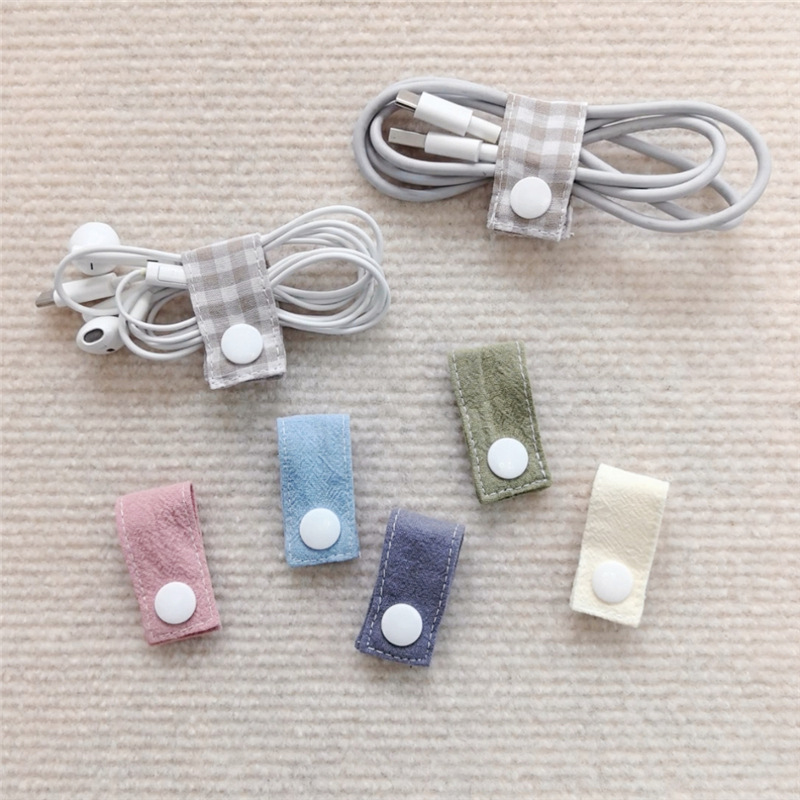 ファブリック製ケーブルオーガナイザー 再利用可能なタイ デー - Cable Organizer Travel のレビューと価格