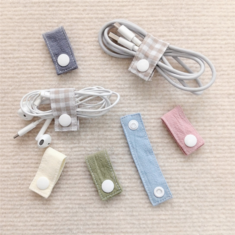 ファブリック製ケーブルオーガナイザー 再利用可能なタイ デー - Cable Organizer Travel のレビューと価格