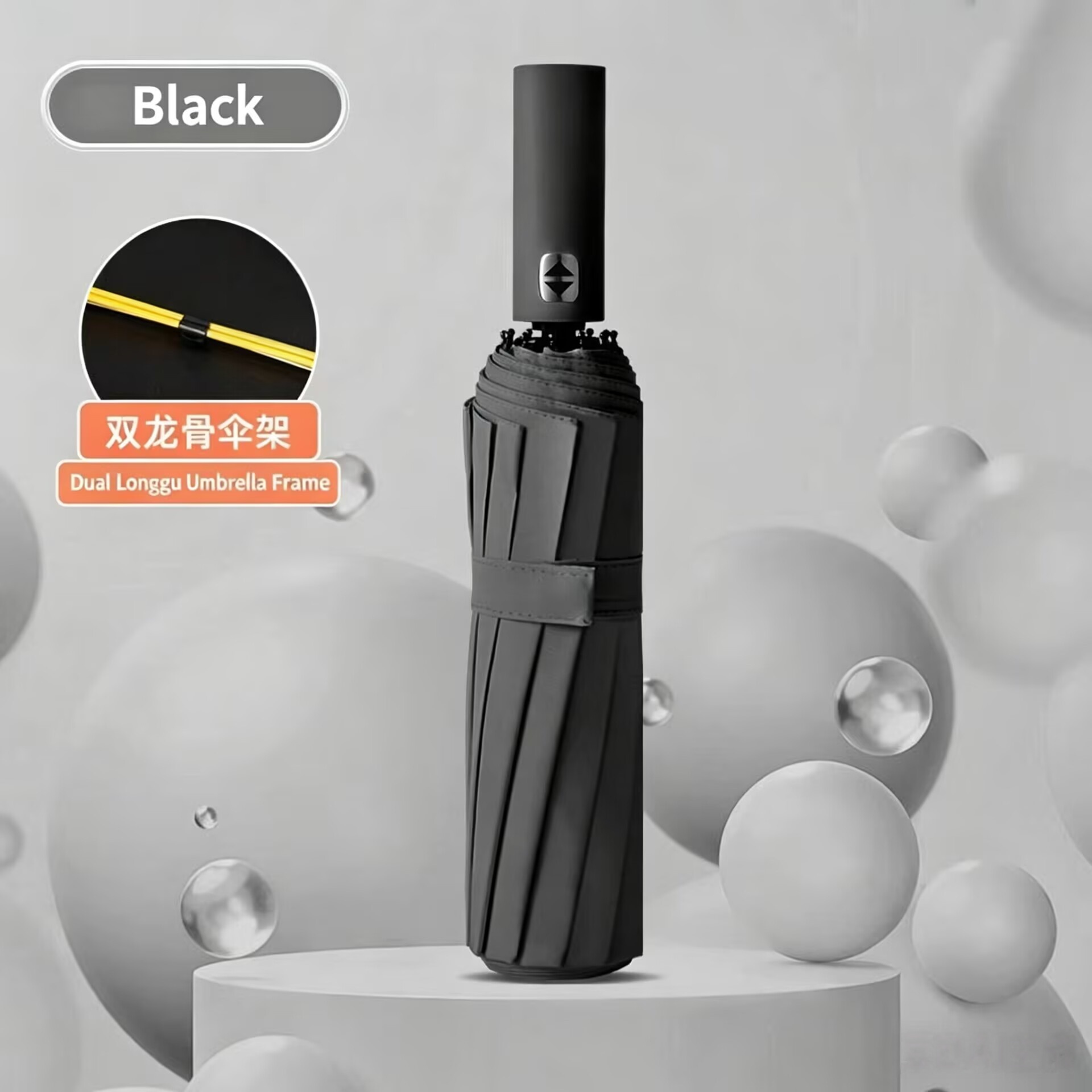 傘 全自動 厚く大型化 強化折りたたみ傘 日よけ・雨よけ傘  - Travel Umbrella Compact のレビューと価格